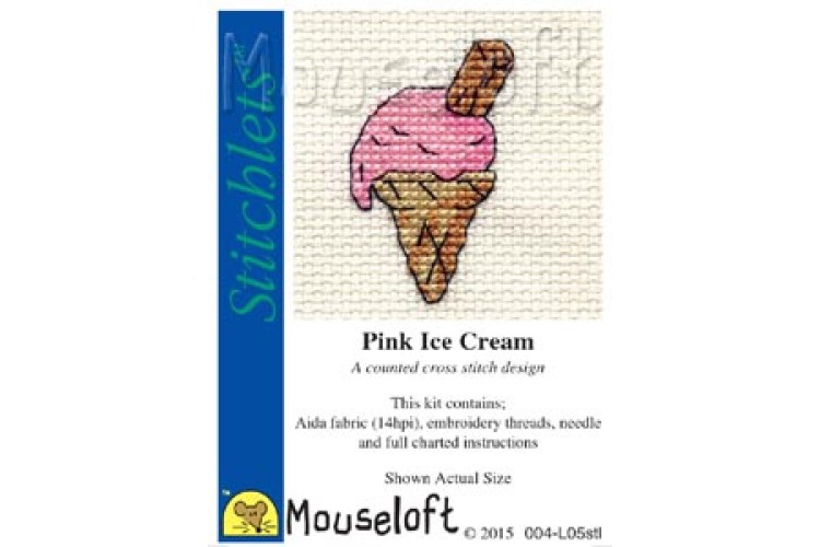 Pink Ice Cream Stitchlets