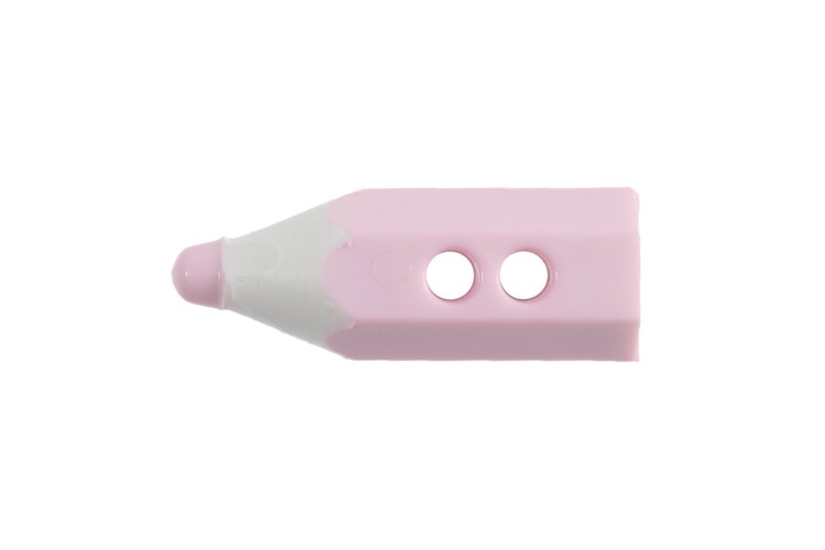 Pink Pencil 19mm Button