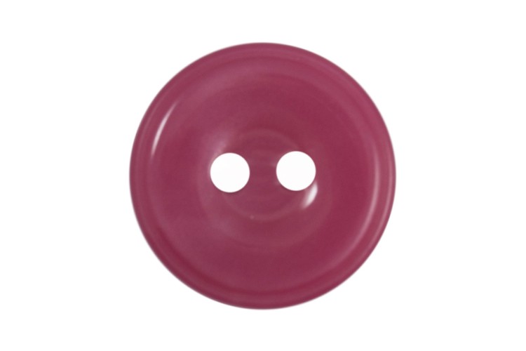 Pink Rimmed Button 13mm