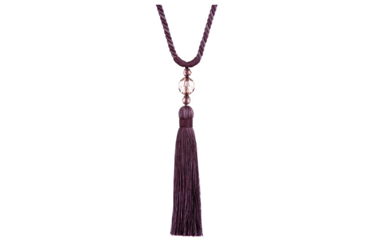 Pixie Tieback Aubergine