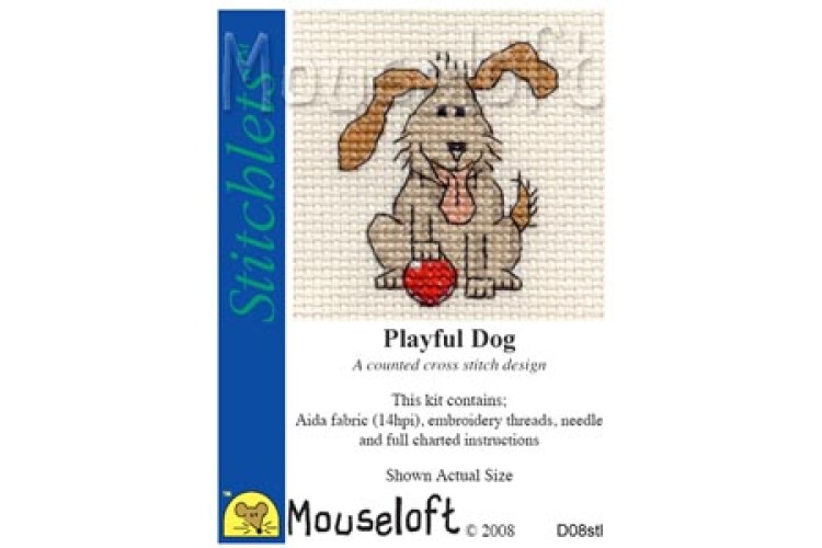 Playful Dog Stitch Kit