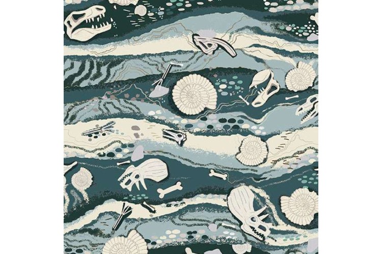 Prehistoric Strata Blue