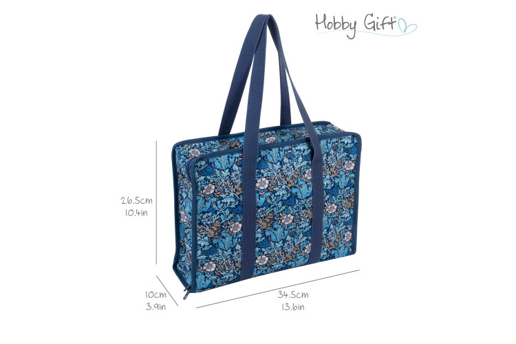 Project Craft Bag - Wood Block Floral