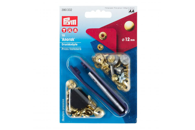 Prym 12mm Anorak Snap Fasteners