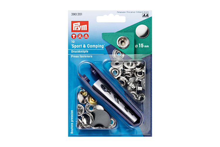 Prym 15mm Sport & Camping Poppers 