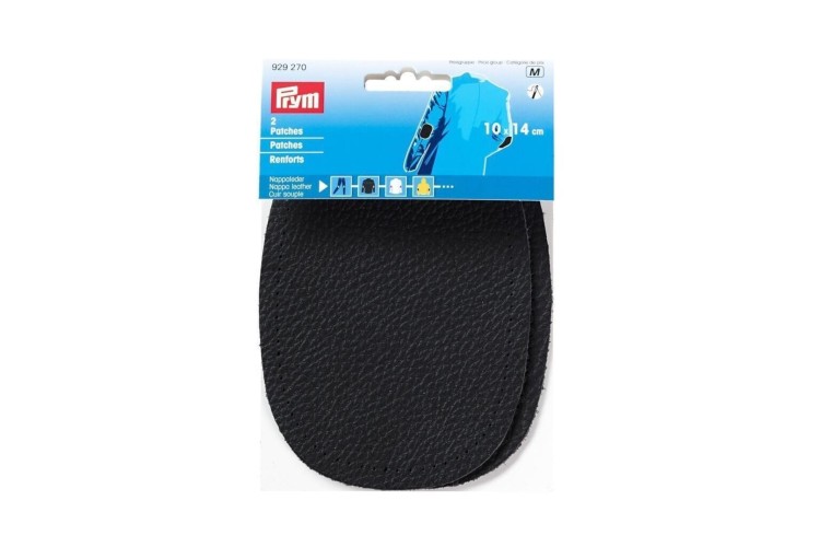 Prym Nappa Leather Patches Black 