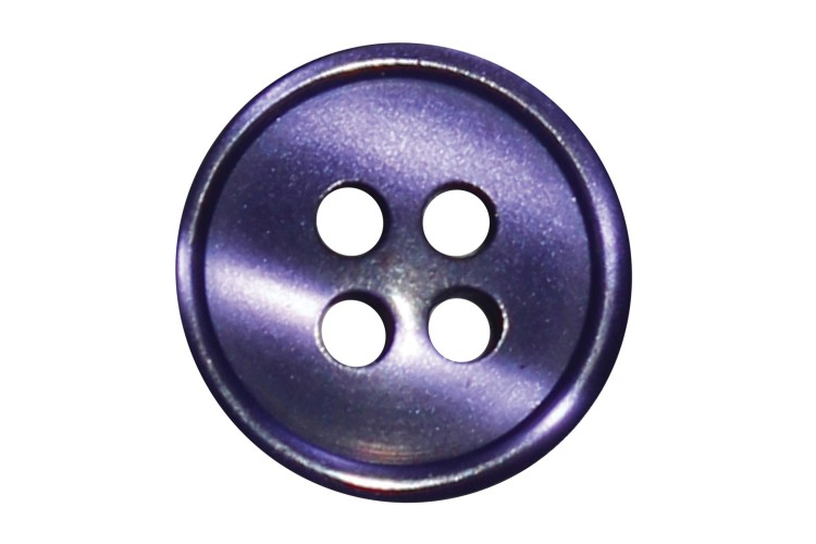 Purple Blouse 4 Hole Rimmed 13mm Buttons