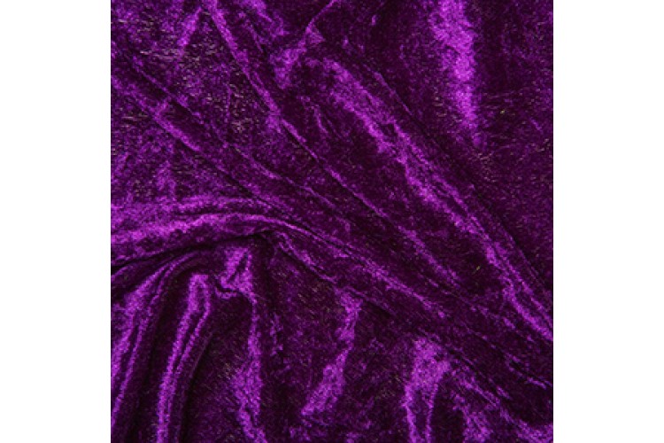 Purple Crushed Velour