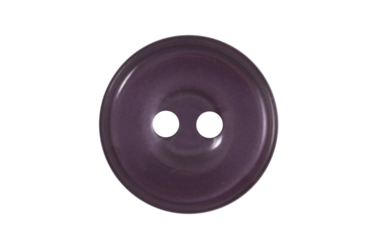 Purple Rimmed Button 13mm