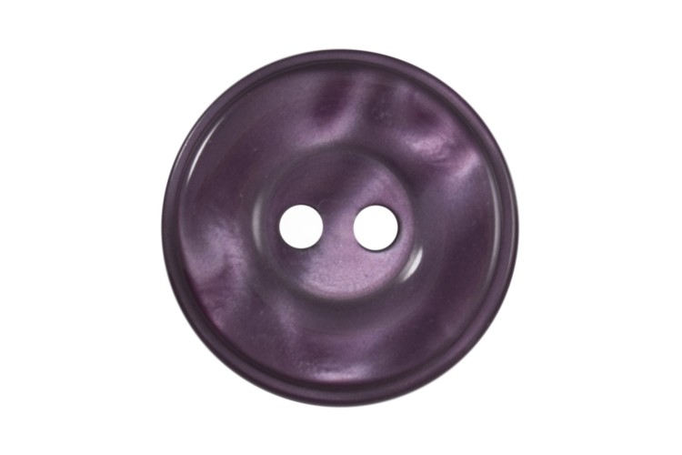 Purple Rimmed Button 18mm