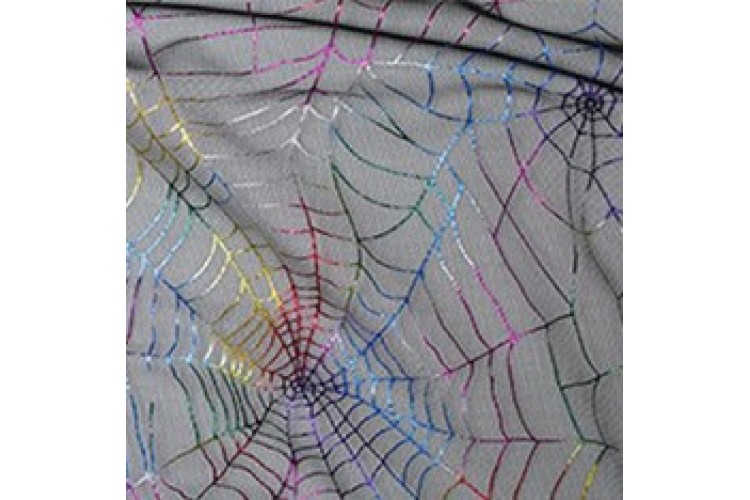 Rainbow & Black Spiders Web Net