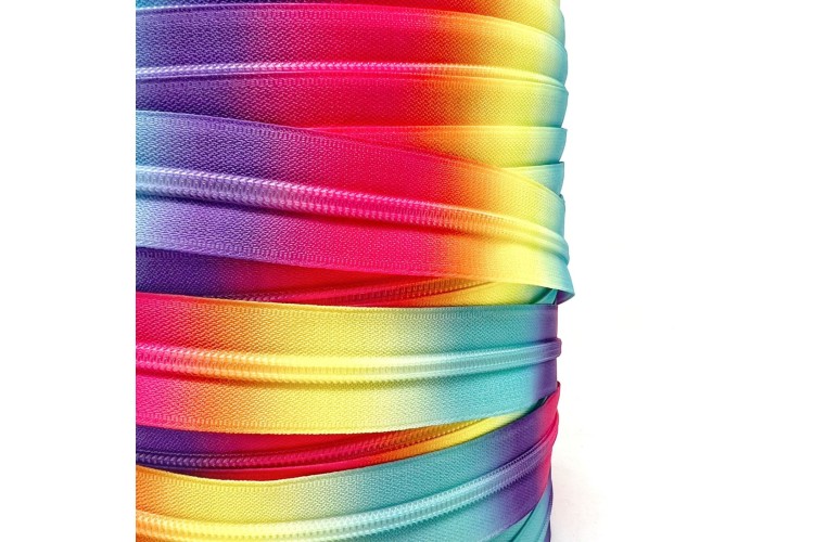 Rainbow Continuous Zip No.5/6mm