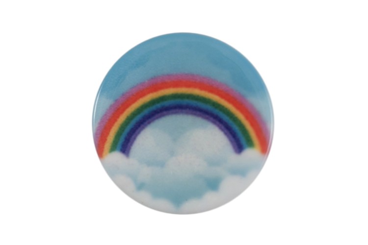 Rainbow Shank Button 15mm 2B\2761