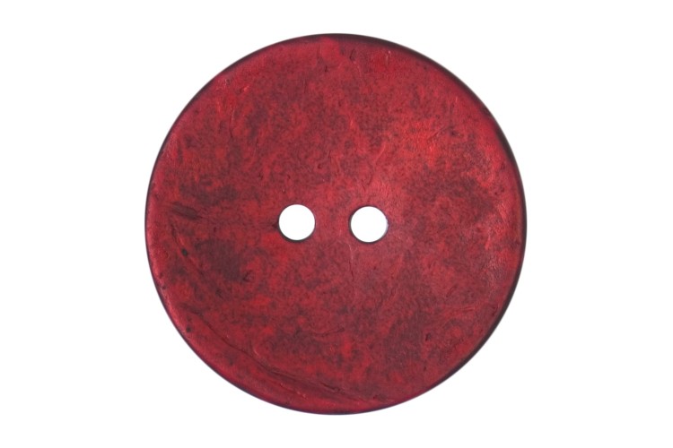 Red Coconut Button 31mm 2B\2116