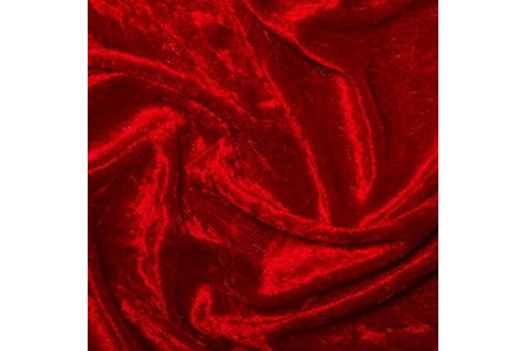 Red Crushed Velour