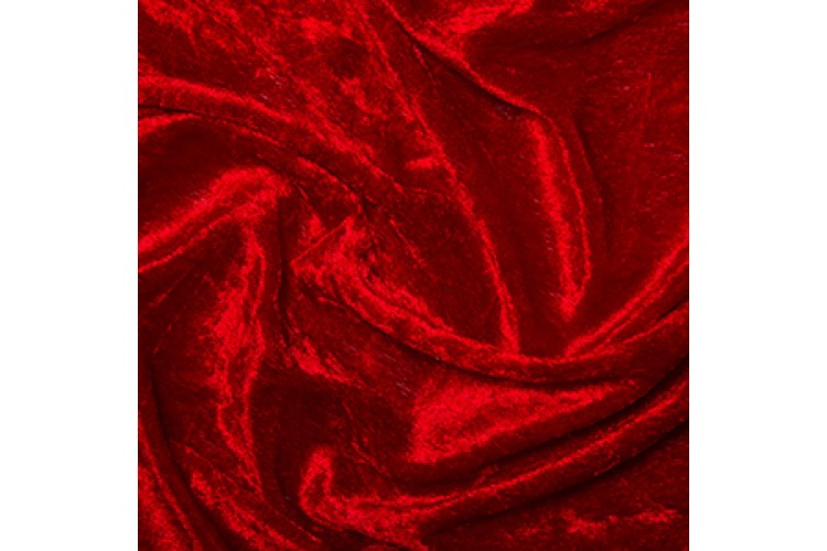 Red Crushed Velour