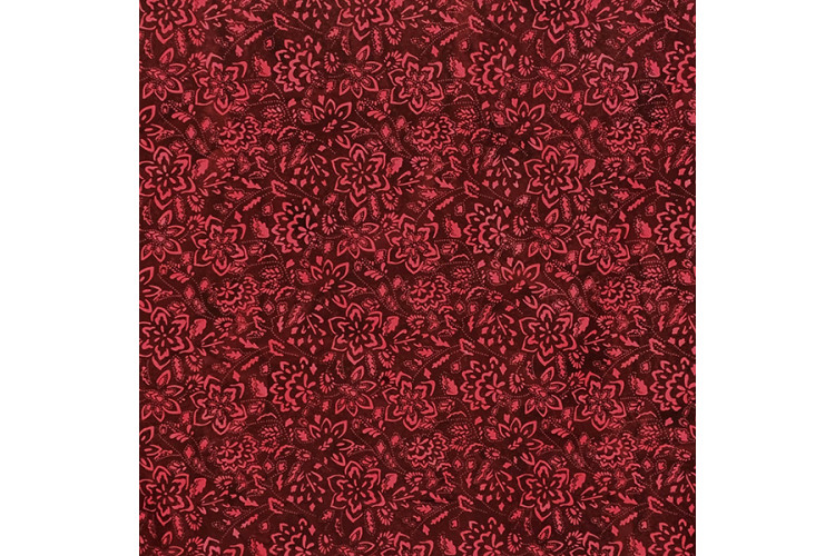 Red Floral Batik