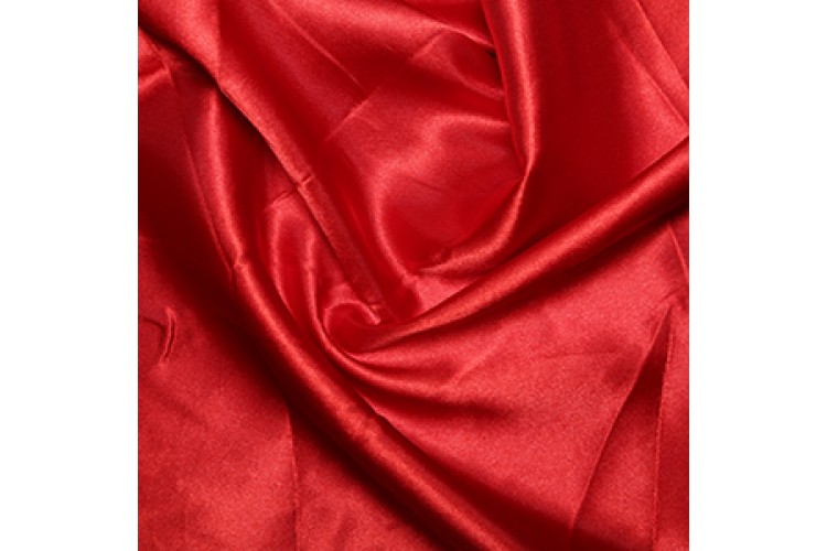 Red Polyester Satin