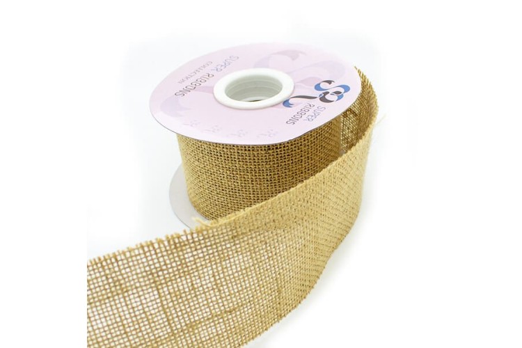 Ribbon, Hessian Natural 15mm (SR-1504/15)