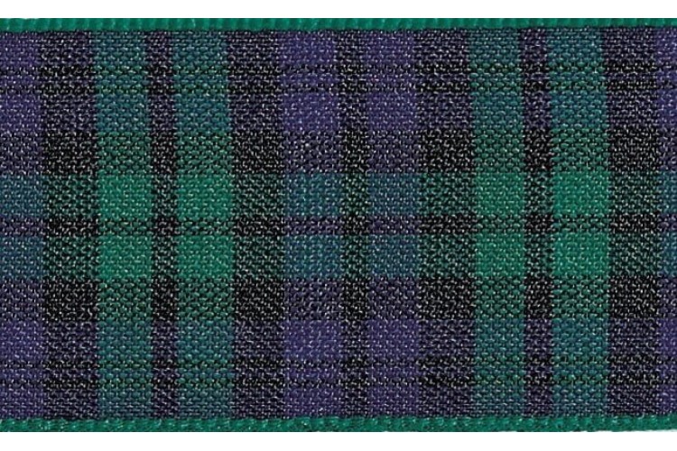 Ribbon Blackwatch Tartan 10mm (7622-9)