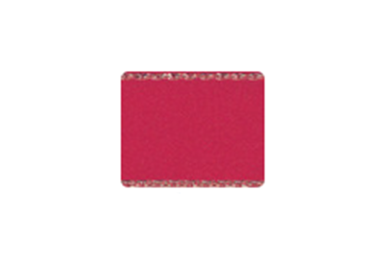 Ribbon Silver Edge Red 3mm