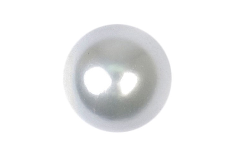 Round Pearl Button 10mm 2B\2221