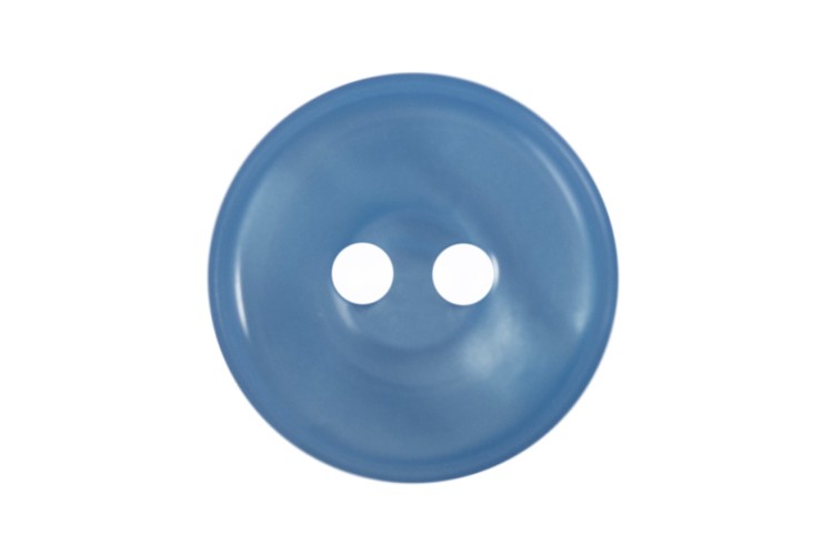Royal Blue Rimmed Button 13mm