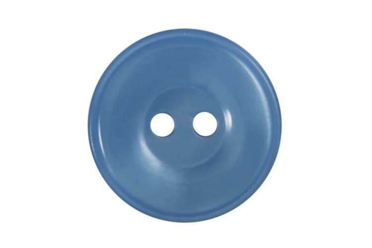 Royal Blue Rimmed Button 18mm