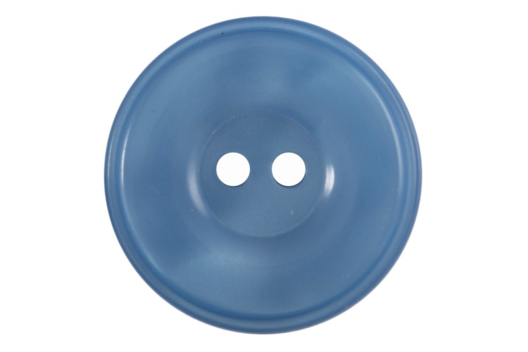 Royal Blue Rimmed Button 23mm