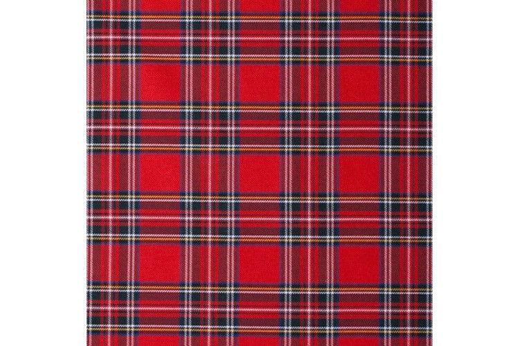 Royal Stewart Poly Viscose Tartan Small