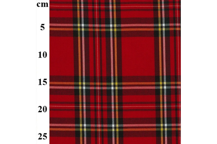 Royal Stewart Polyviscose Tartan Large