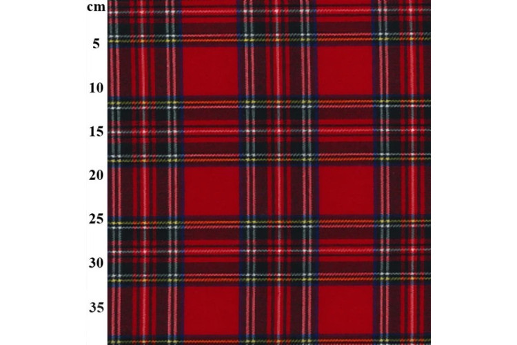Royal Stewart Stretch Tartan