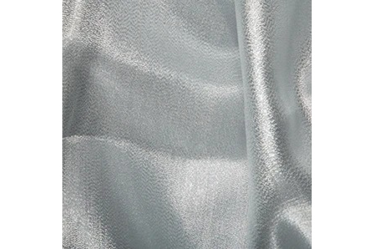 Silver Metallic Organza