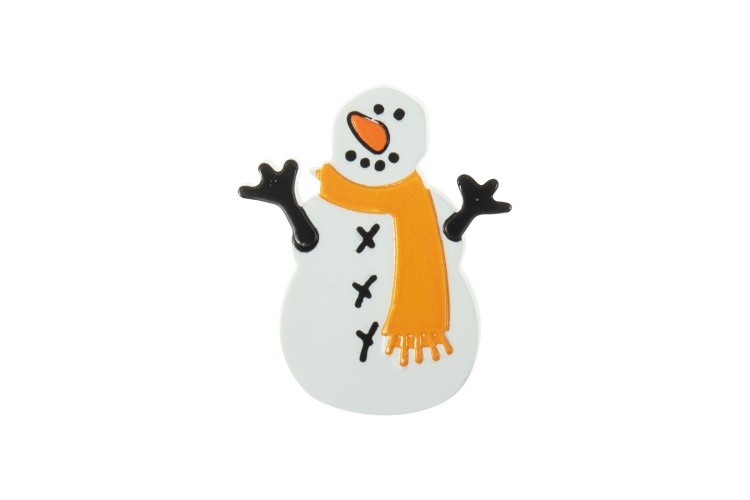 Snowman Buttons 27mm
