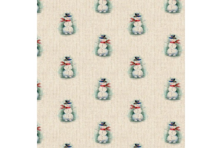 Snowman Linen Look