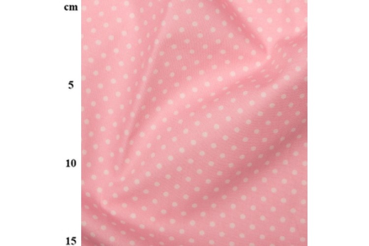 Spots Pale Pink Cotton Poplin