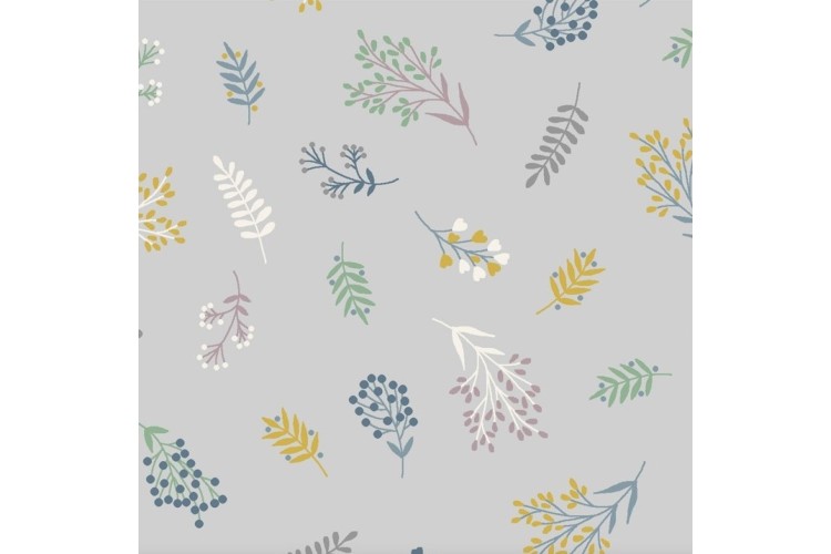 Sprig Scatter on Grey