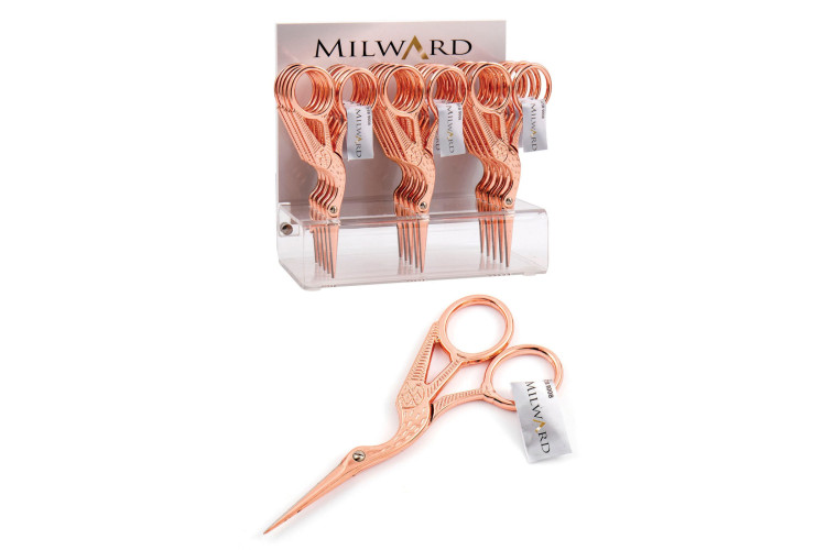 Stork Scissors Rose Gold