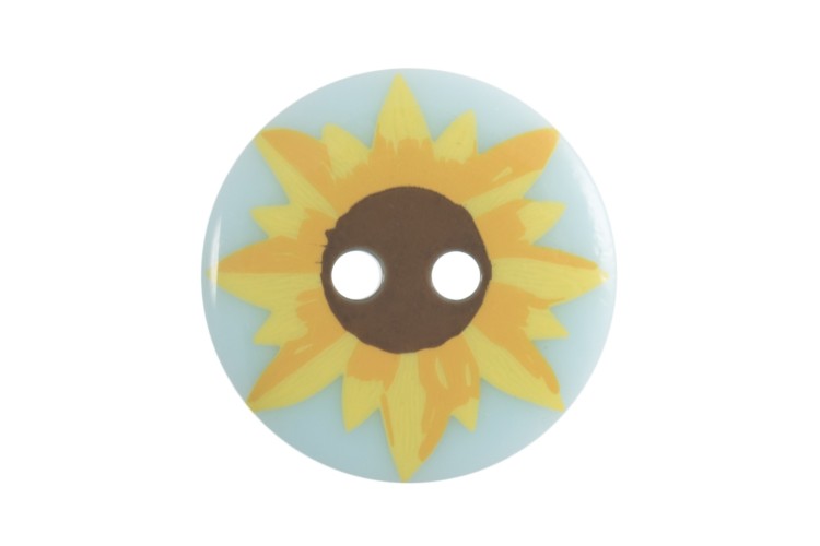 Sunflower Button 19mm