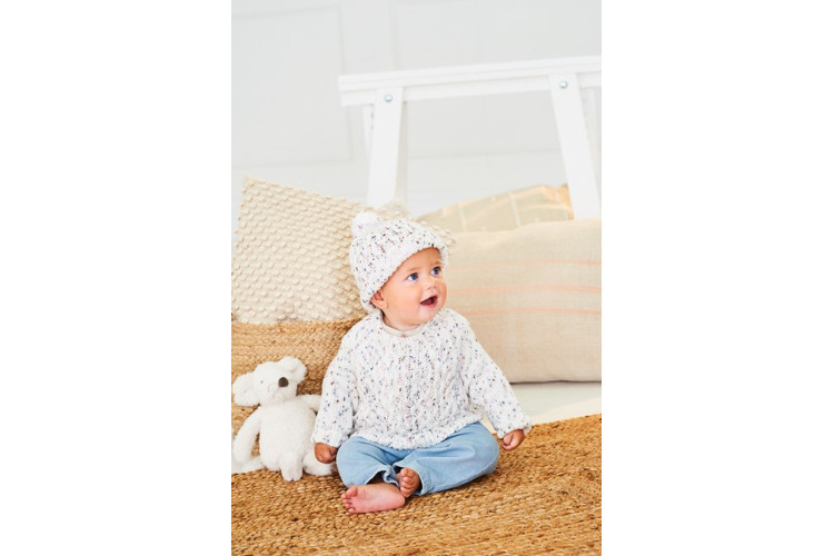 Sweater, Hat & Blanket DK 10201