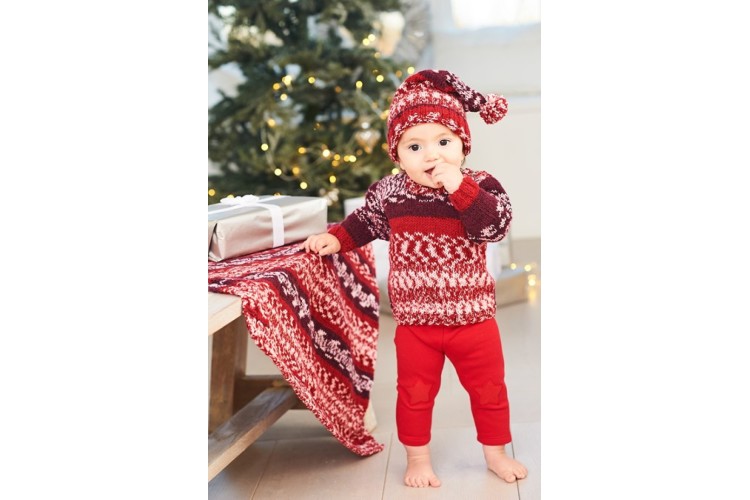 Sweater, Hat, Blanket Aran Wool 10077