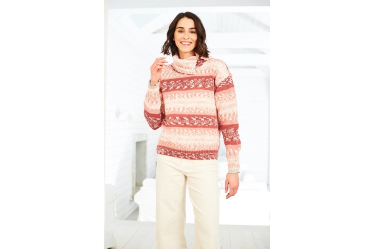 Sweaters Ladies Aran Wool 10073