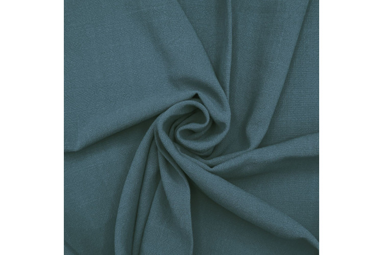 Teal Stonewashed Linen/Viscose