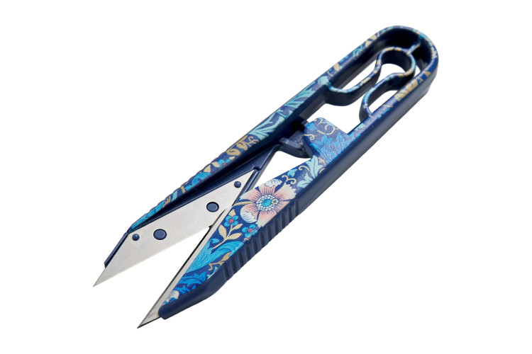 Thread Snips 11cm Woodblock Floral