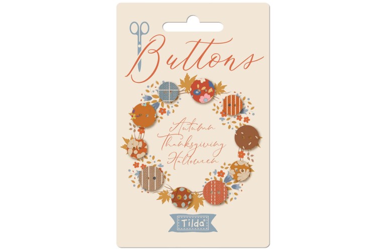 Tilda Autumn Assorted Buttons 10pcs