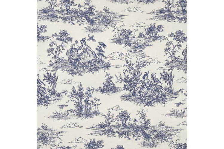Toile Navy Panama Canvas