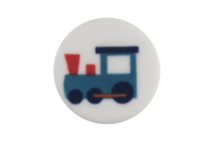Train Shank Button 15mm