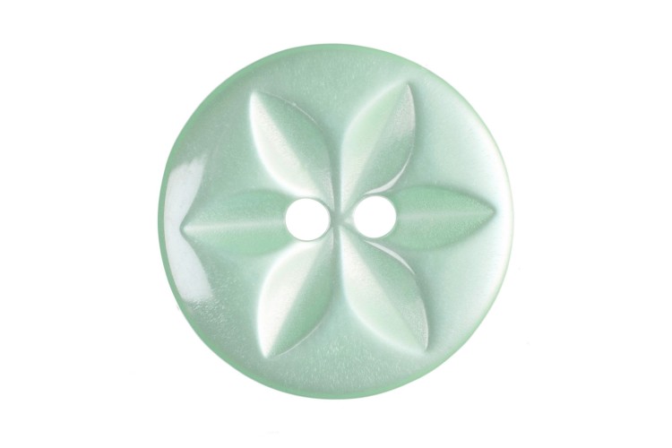Turquoise Star Button 16mm G203226-35