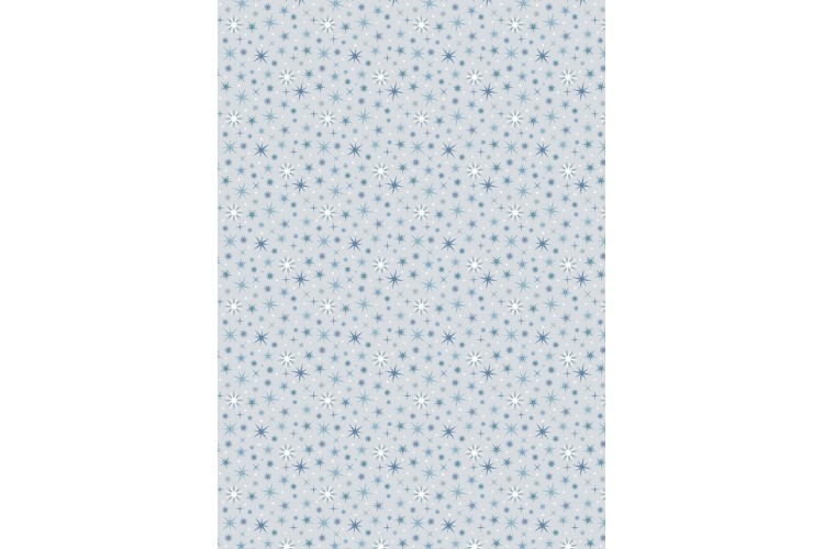 Twinkling Stars on Light Silver