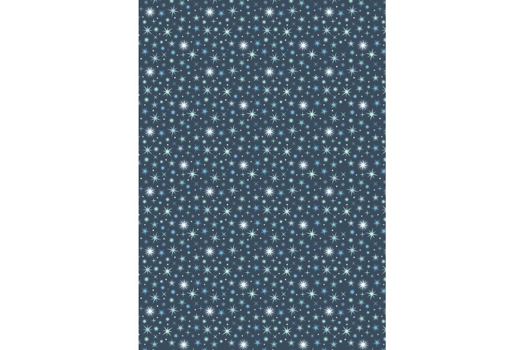 Twinkling Stars on Midnight Blue